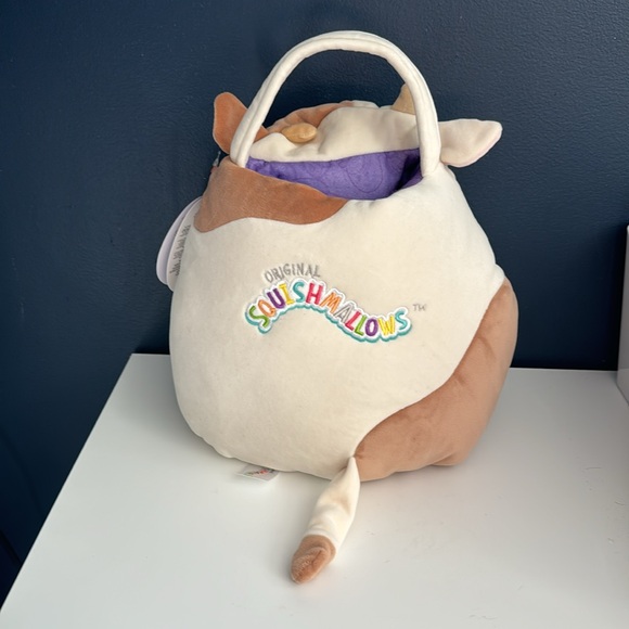 Squishmallow easter basket “Ronnie” the cow - Picture 3 of 4